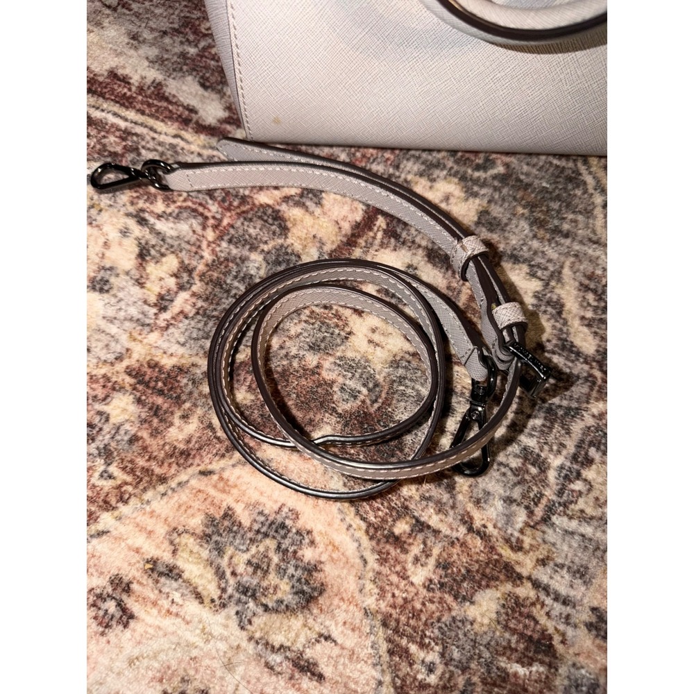 Michael Kors Cindy Dome Satchel  Leather Studded Crossbody Bag - Picture 3 of 5